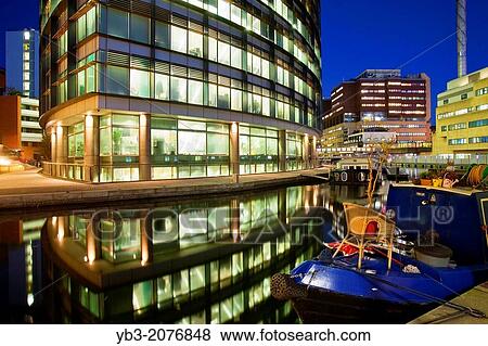 Office Buildings, Paddington Basin Development, London, England. View Large Photo Image Stock Photo - Office Buildings, Paddington Basin Development, London, England.. Fotosearch