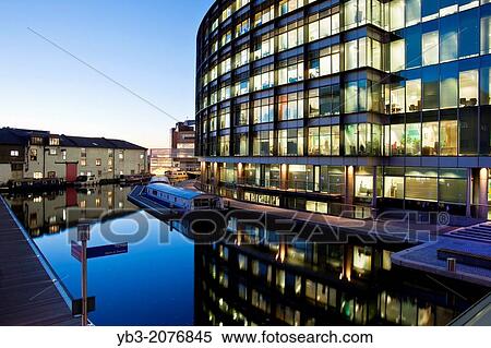 Office Buildings, Paddington Basin Development, London, England. View Large Photo Image Stock Photography - Office Buildings, Paddington Basin Development, London, England.. Fotosearch