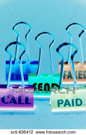 Office Clips View Large Photo Image Stock Image - Office Clips. Fotosearch