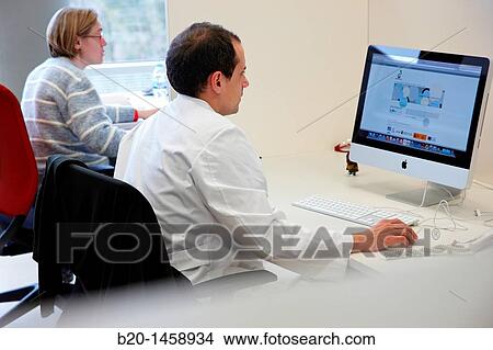 Office, IkerChem research lab, design and synthesis of new chemical entities with therapeutic applications in oncology, discovery and development of novel drugs for the treatment of cancer View Large Photo Image Picture - Office, IkerChem research lab, design and synthesis of new chemical entities with therapeutic applications in oncology, discovery and development of novel drugs for the treatment of cancer. Fotosearch