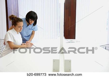 Office in dental clinic View Large Photo Image Stock Image - Office in dental clinic. Fotosearch