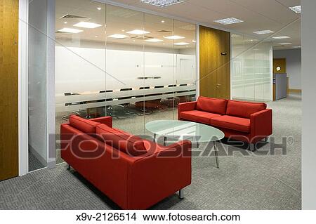 Picture - Office interior breakout/waiting area. Fotosearch