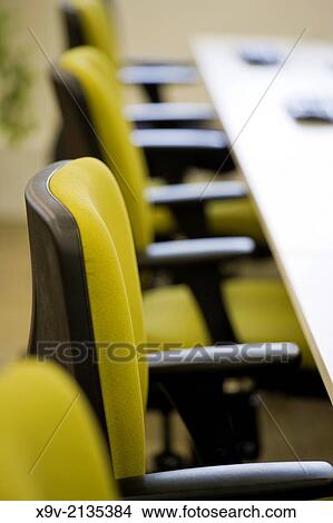 Picture - Office interior chairs.. Fotosearch