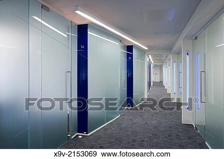 Office interior corridor. View Large Photo Image Stock Photo - Office interior corridor.. Fotosearch