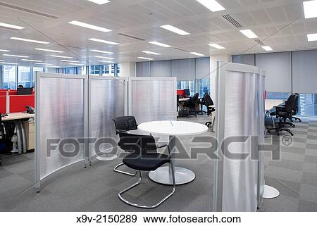 Office interior meeting area. View Large Photo Image Stock Photo - Office interior meeting area.. Fotosearch