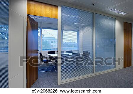 Office interior meeting room. View Large Photo Image Stock Photograph - Office interior meeting room.. Fotosearch