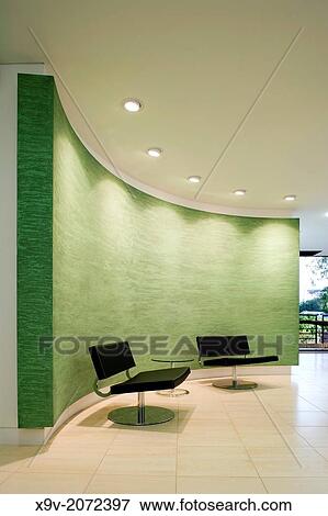 Office interior reception seating and waiting area View Large Photo Image Stock Photo - Office interior reception seating and waiting area. Fotosearch