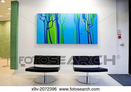 Office interior reception seating and waiting area View Large Photo Image Stock Photograph - Office interior reception seating and waiting area. Fotosearch