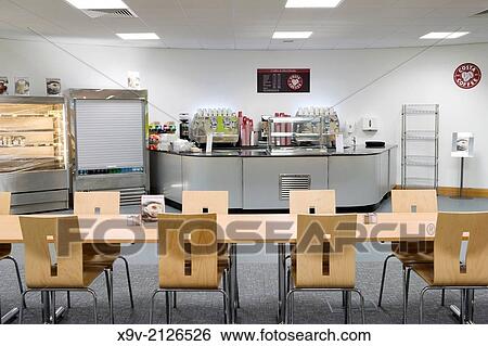 Office interior staff restaurant View Large Photo Image Stock Photograph - Office interior staff restaurant. Fotosearch