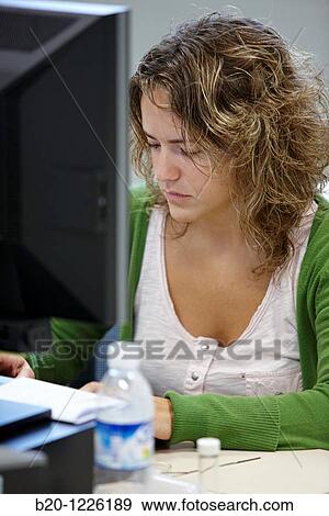 Stock Photo - Office, Materials Physics Center is a joint center of the Spanish Scientific Research Council CSIC and the University of the Basque Country UPV/EHU.. Fotosearch