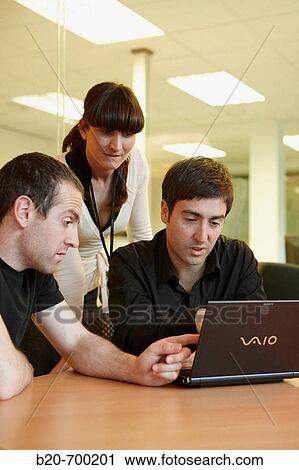 Stock Image - Office, spindle manufacturing. Mendaro, Gipuzkoa, Euskadi, Spain. Fotosearch