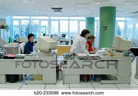 Office View Large Photo Image Stock Photo - Office. Fotosearch