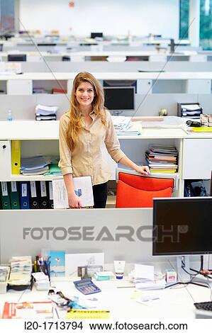 Picture - Office worker. Fotosearch