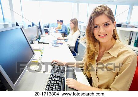 Office worker View Large Photo Image Picture - Office worker. Fotosearch