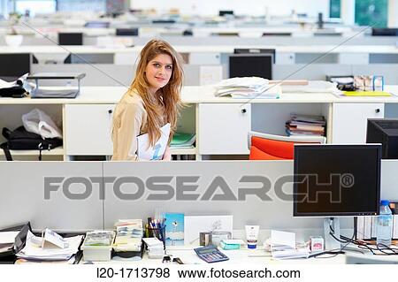 Stock Photo - Office worker. Fotosearch