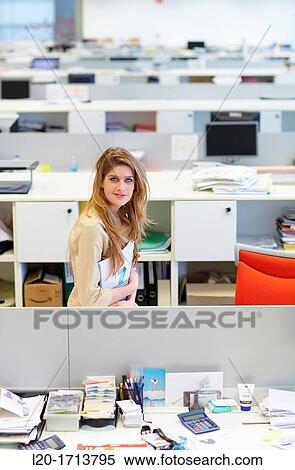 Stock Photography - Office worker. Fotosearch