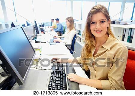 Office worker View Large Photo Image Stock Photography - Office worker. Fotosearch