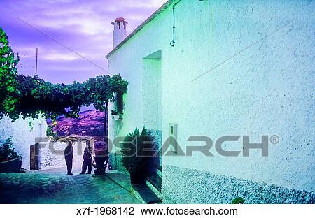 Stock Image - Ohanes. Alpujarras, Almeria province, Andalucia, Spain.. Fotosearch