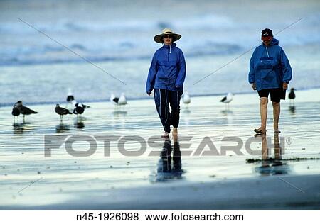 Ohope Beach; Local People Walking on the Beach; New Zealand. View Large Photo Image Stock Photo - Ohope Beach; Local People Walking on the Beach; New Zealand.. Fotosearch