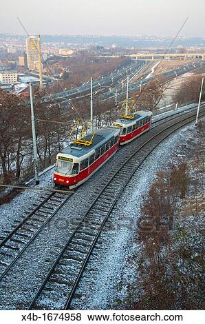 Ohrada to Palmovka tram bridge viaduct 1990 Prague Czech Republic Europe View Large Photo Image Stock Photo - Ohrada to Palmovka tram bridge viaduct 1990 Prague Czech Republic Europe. Fotosearch