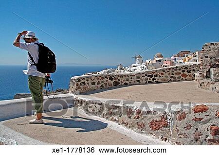 Stock Photograph - Oia, Santorini, Greece. Fotosearch