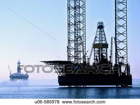 oil rigs off canada's east coast View Large Photo Image Stock Photo - oil rigs off canada's east coast. Fotosearch