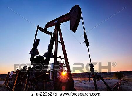 Oil well at Ayoluengo de la Lora. Sargentes, Burgos, Castile and Leon, Spain. View Large Photo Image Stock Photography - Oil well at Ayoluengo de la Lora. Sargentes, Burgos, Castile and Leon, Spain.. Fotosearch