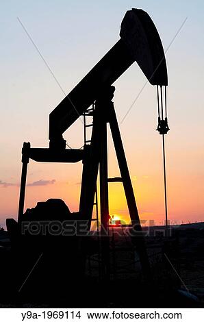 Oil well at La Lora, in Sargentes de la Lora, Paramo de Burgos, Burgos, Castilla y Leon, Spain. View Large Photo Image Picture - Oil well at La Lora, in Sargentes de la Lora, Paramo de Burgos, Burgos, Castilla y Leon, Spain.. Fotosearch