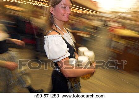 Oktoberfest beer tent. Munich, Bavaria, Germany View Large Photo Image Stock Image - Oktoberfest beer tent. Munich, Bavaria, Germany. Fotosearch