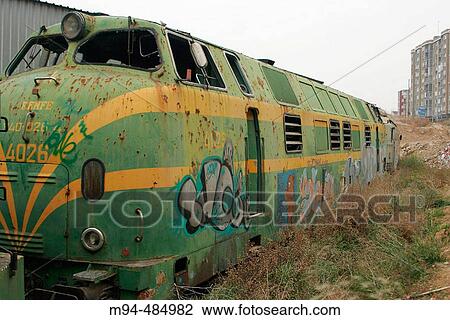 Old abandoned locomotive View Large Photo Image Stock Image - Old abandoned locomotive. Fotosearch