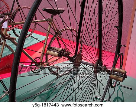 old bikes on display at event View Large Photo Image Stock Image - old bikes on display at event. Fotosearch