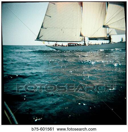 Old boats race. Balearic Islands. Spain. View Large Photo Image Stock Image - Old boats race. Balearic Islands. Spain.. Fotosearch