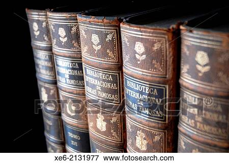 Stock Photo - Old books, book, antiquity, bookshelf, bookcase, library.. Fotosearch