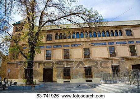 Stock Photograph - Old building in Campo Santo de los Martires, Cordoba. Andalusia, Spain. Fotosearch