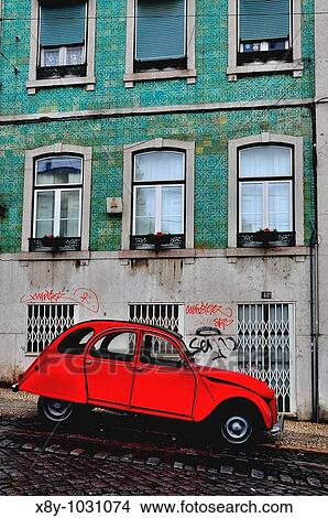 Picture - Old car, Lisbon, Portugal. Fotosearch