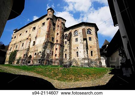 Old castle of Banska Stiavnica, Hron, Slovakia. View Large Photo Image Stock Photo - Old castle of Banska Stiavnica, Hron, Slovakia.. Fotosearch