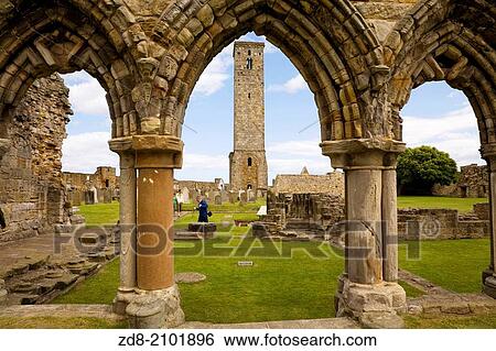 old cathedral ruins. St. Andrews. scotland. View Large Photo Image Stock Photograph - old cathedral ruins. St. Andrews. scotland.. Fotosearch