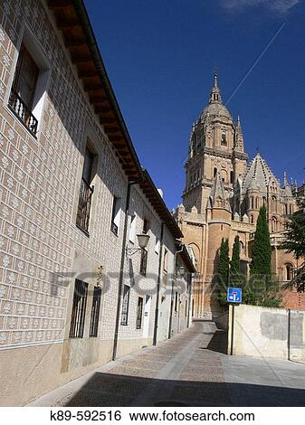 Stock Photograph - Old cathedral. Salamanca. Spain. Fotosearch