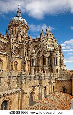Old cathedral, Salamanca. Castilla-Leon, Spain View Large Photo Image Stock Photograph - Old cathedral, Salamanca. Castilla-Leon, Spain. Fotosearch
