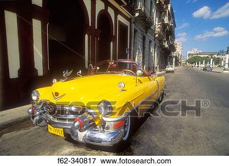 Old classic american car parked on the street in Old Havana. Cuba View Large Photo Image Stock Photo - Old classic american car parked on the street in Old Havana. Cuba. Fotosearch