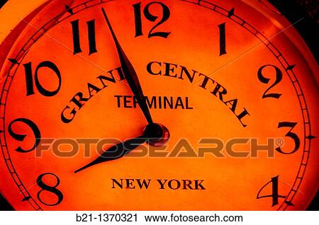 Old clock of Grand Central Terminal, New York, USA View Large Photo Image Stock Image - Old clock of Grand Central Terminal, New York, USA. Fotosearch