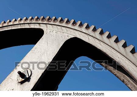 Stock Image - Old cog wheel.. Fotosearch