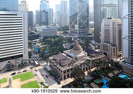 Stock Photo - Old Court, Central, Hong Kong Island, Hong Kong, China, Asia. Fotosearch