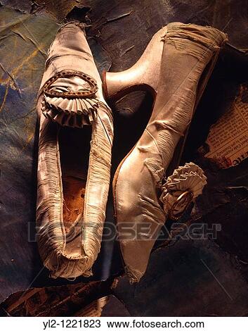 Stock Image - Old court shoes. Fotosearch