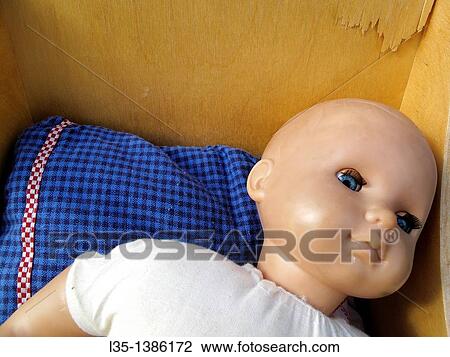 Old doll in a pram View Large Photo Image Stock Image - Old doll in a pram. Fotosearch