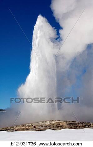 Old Faithful Geyser, Yellowstone National Park, Wyoming, USA View Large Photo Image Stock Photograph - Old Faithful Geyser, Yellowstone National Park, Wyoming, USA. Fotosearch