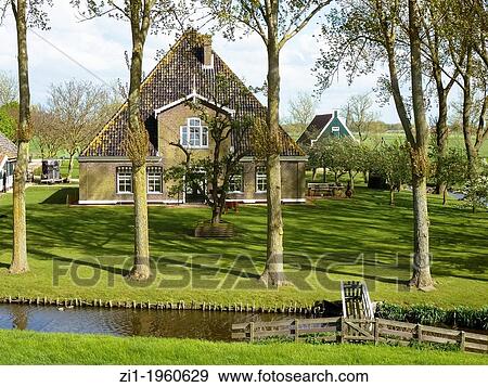old farm at polder the Beemster in the Netherlands View Large Photo Image Stock Photo - old farm at polder the Beemster in the Netherlands. Fotosearch