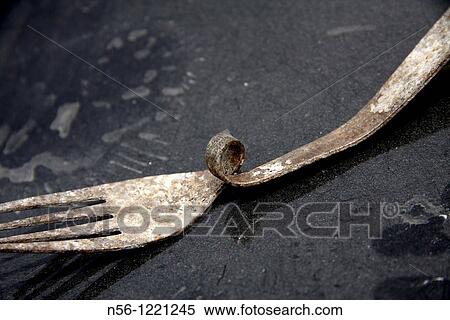 Stock Photography - Old fork. Fotosearch