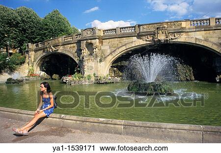 Old fountain at Esplanade garden, Metz, Moselle, Lorraine region, France View Large Photo Image Stock Image - Old fountain at Esplanade garden, Metz, Moselle, Lorraine region, France. Fotosearch