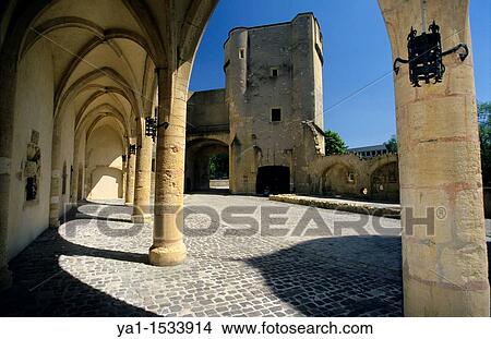 Old German's gate (Porte des Allemands), Metz, Moselle, Lorraine region, France View Large Photo Image Picture - Old German's gate (Porte des Allemands), Metz, Moselle, Lorraine region, France. Fotosearch
